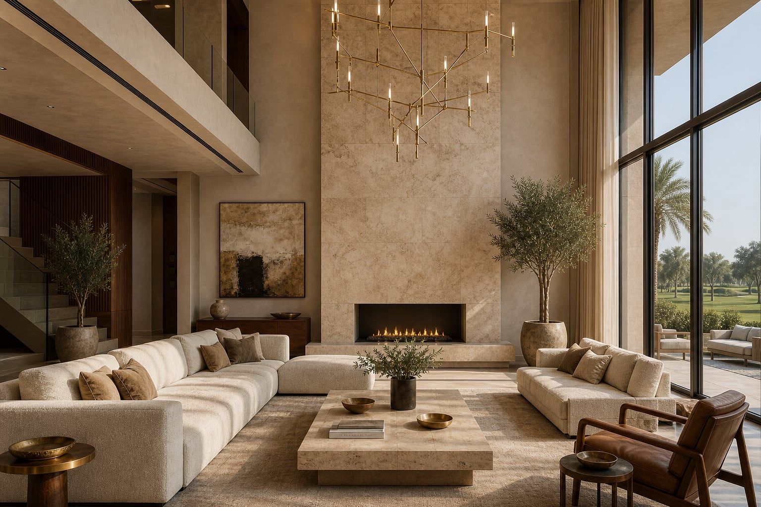 Emirates Hills mansion interior by ZuriSpace