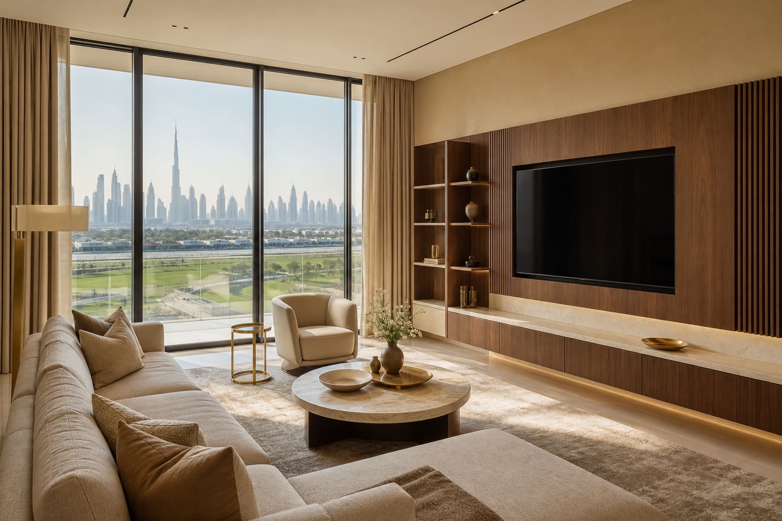Contemporary villa interior in Meydan by ZuriSpace