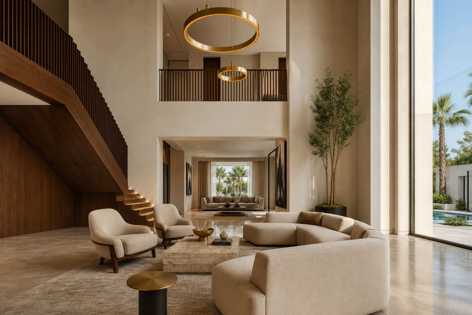 Custom villa interior in Nad Al Sheba by ZuriSpace